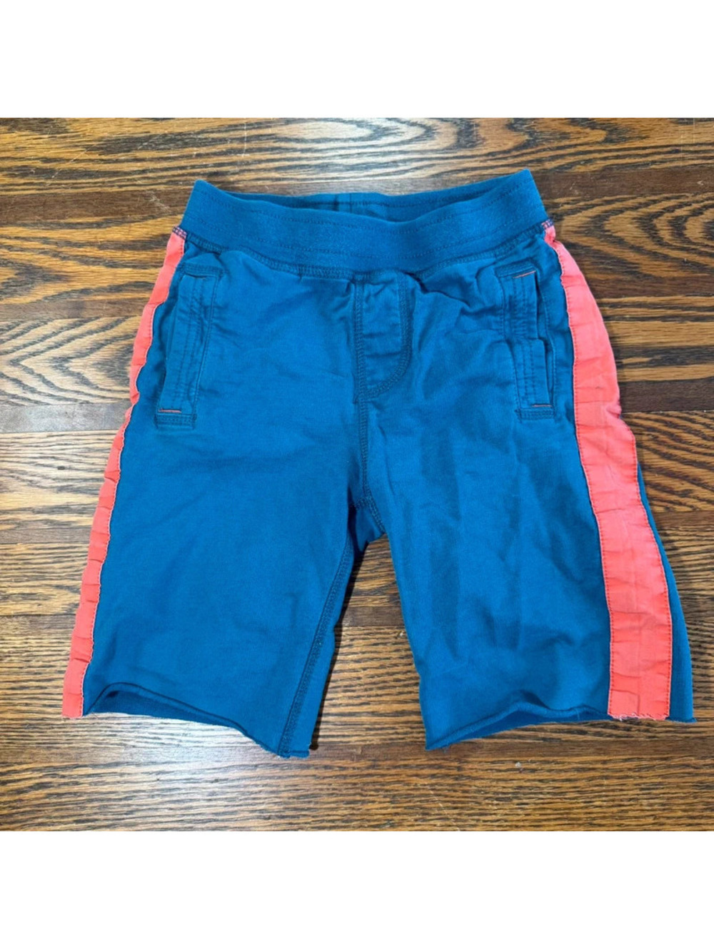 Tea Collection Toddler Boys Blue And Pink Shorts 100% Cotton Size 6